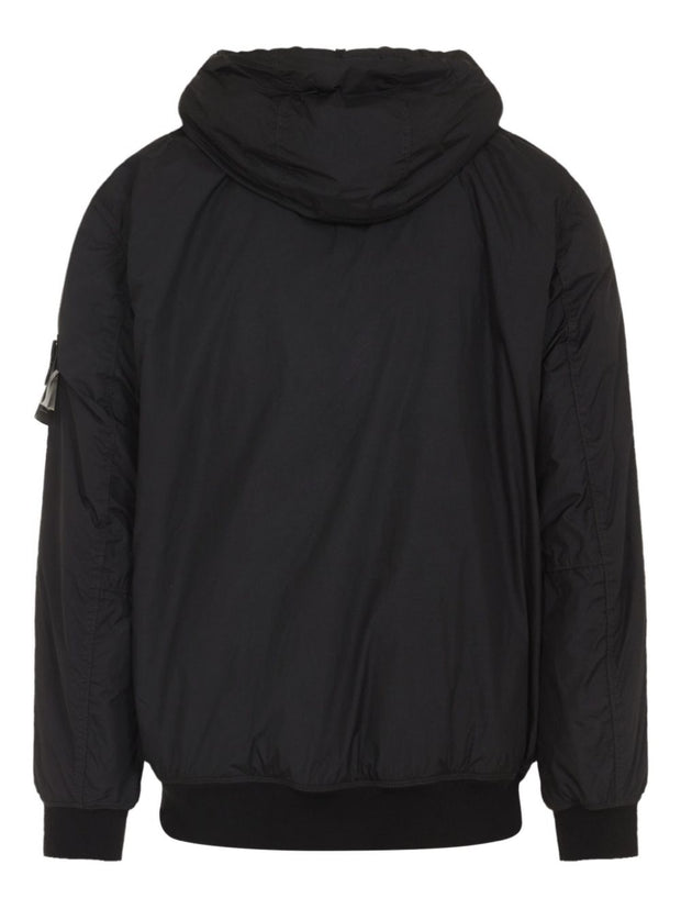Stone Island Hooded Blouson Jacket - Black
