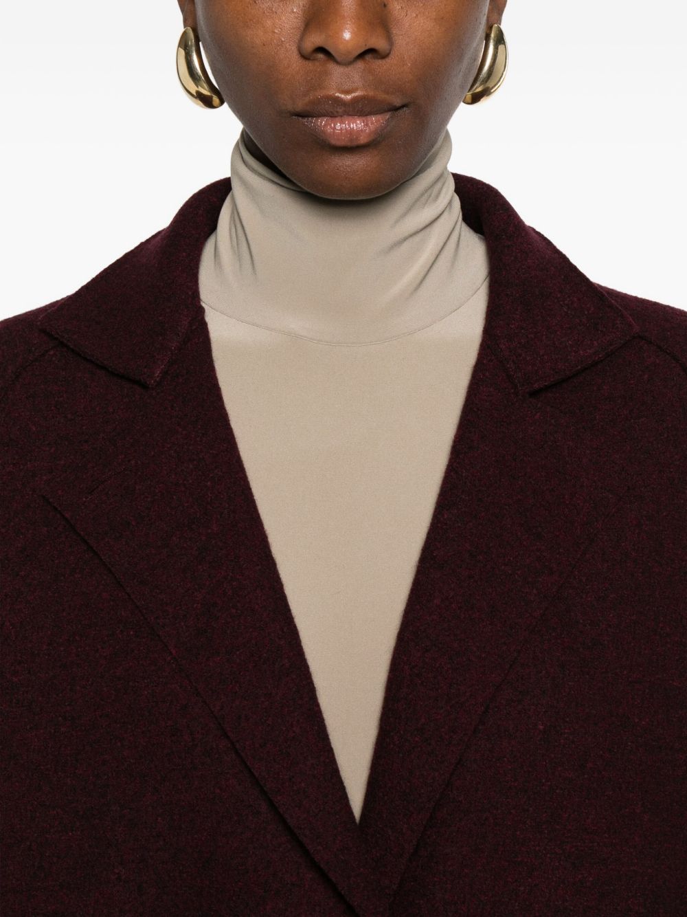 Harris Wharf London Coats Bordeaux