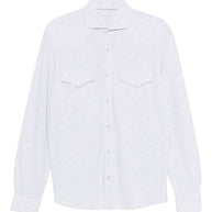 Brunello Cucinelli Cotton Shirt - Light Grey