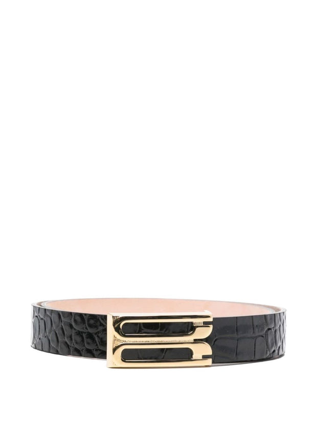 Victoria Beckham Leather Belt - Black