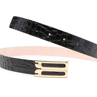 Victoria Beckham Leather Belt - Black
