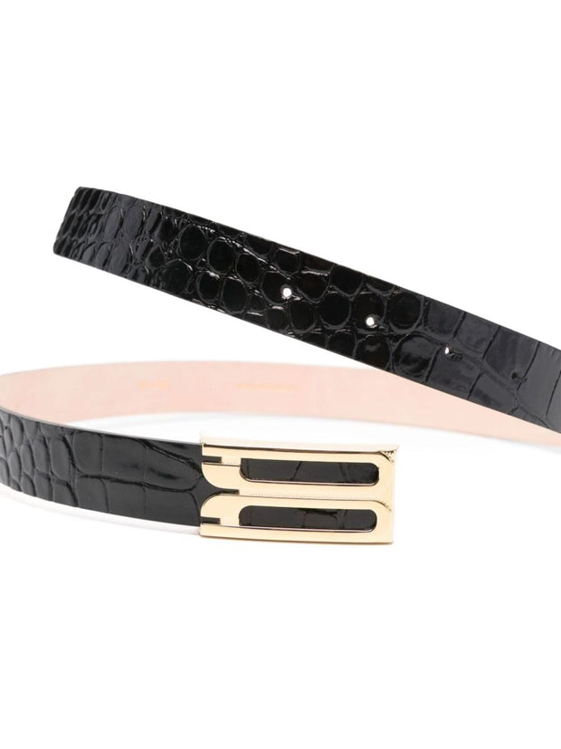 Victoria Beckham Leather Belt - Black
