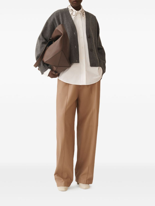 Fabiana Filippi Wool Blend Cardigan - Grey