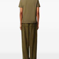 Ami Paris Cotton Corduroy Trousers - Brown
