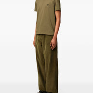 Ami Paris Cotton Corduroy Trousers - Brown