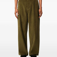 Ami Paris Cotton Corduroy Trousers - Brown