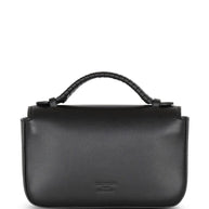 Balmain B-Buzz 17 Mini Leather Shoulder Bag - Black