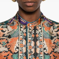 Pierre Louis Mascia Printed Silk Shirt - MultiColour