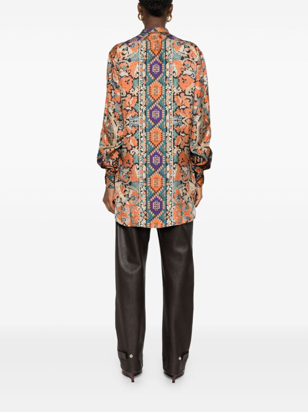 Pierre Louis Mascia Printed Silk Shirt - MultiColour