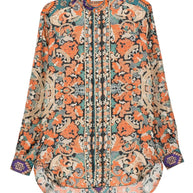 Pierre Louis Mascia Printed Silk Shirt - MultiColour