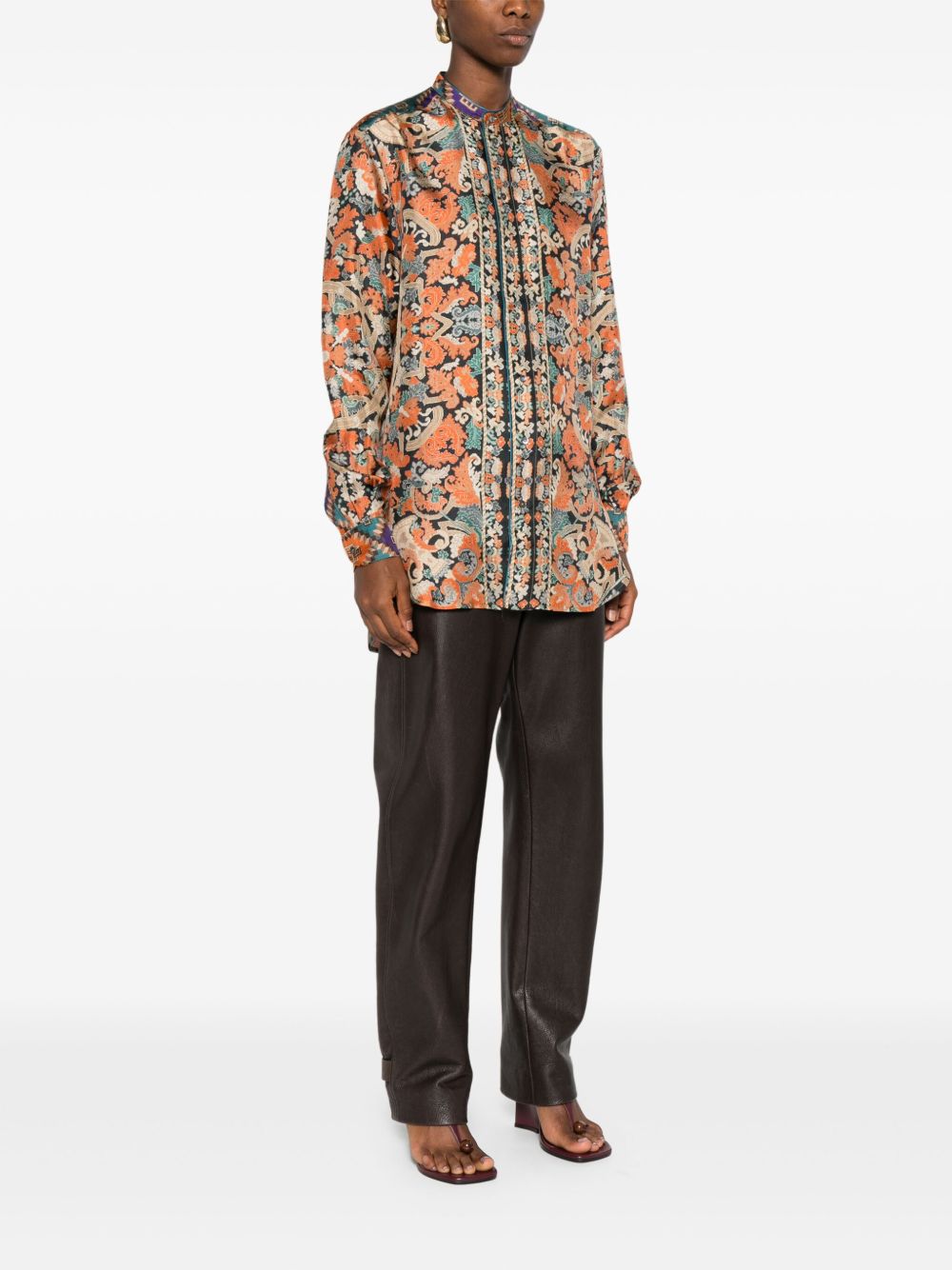 Pierre Louis Mascia Printed Silk Shirt - MultiColour