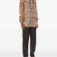Pierre Louis Mascia Printed Silk Shirt - MultiColour