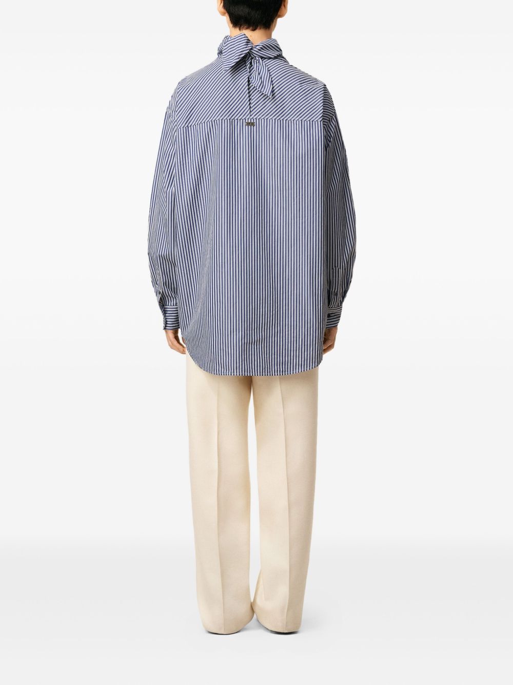 Ami Paris Bandana Cotton Shirt - Clear Blue
