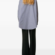 Ami Paris Bandana Cotton Shirt - Clear Blue