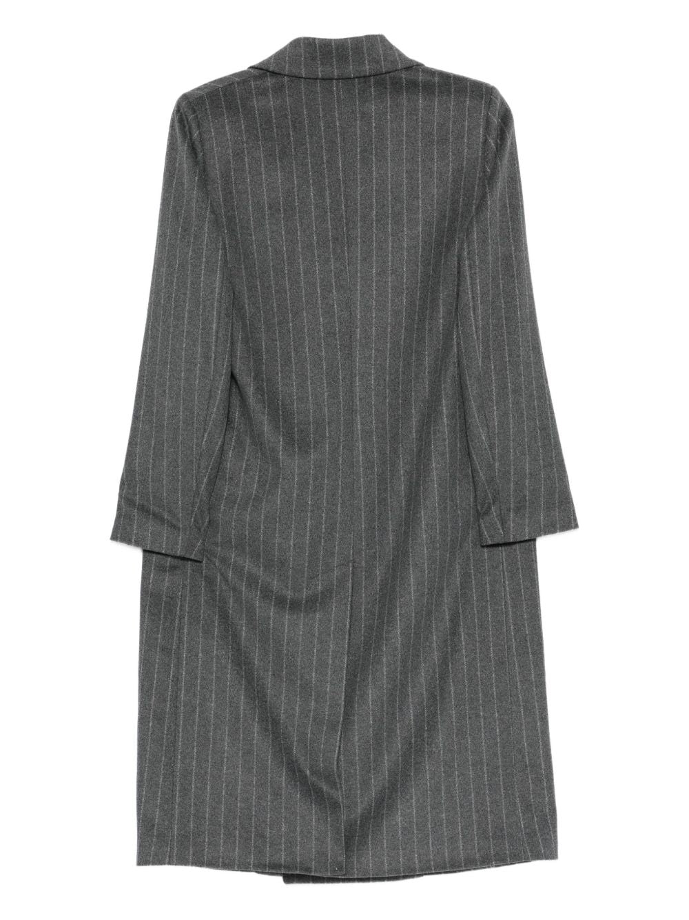 Paltò Wool Double-breasted Coat Grey