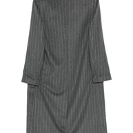 Paltò Wool Double-breasted Coat Grey