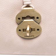 Zanellato Dotta Jones Small Suede Leather Handbag - Beige