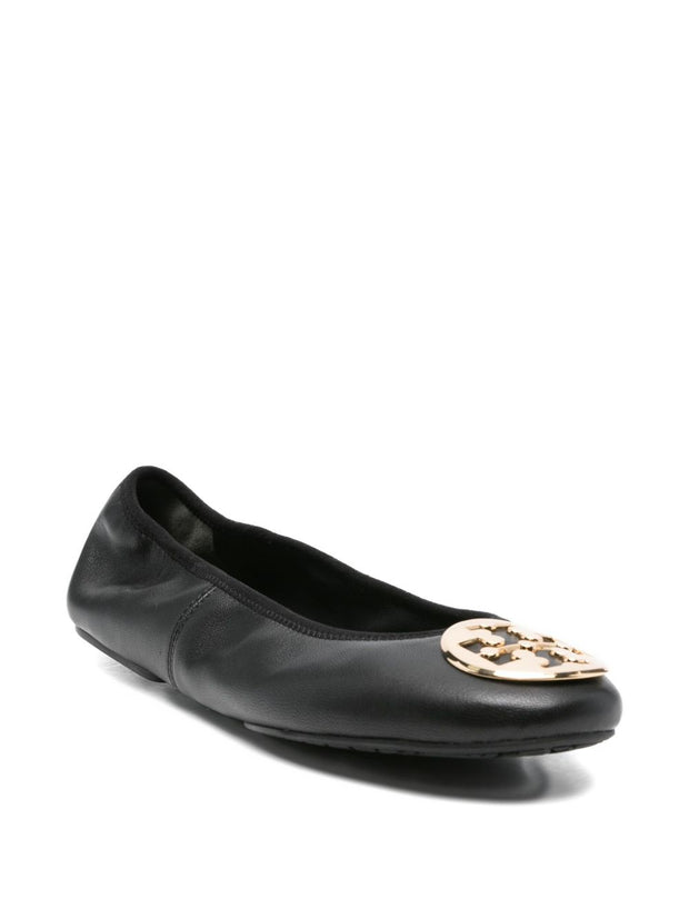 Tory Burch Minnie Travel Flats - Black