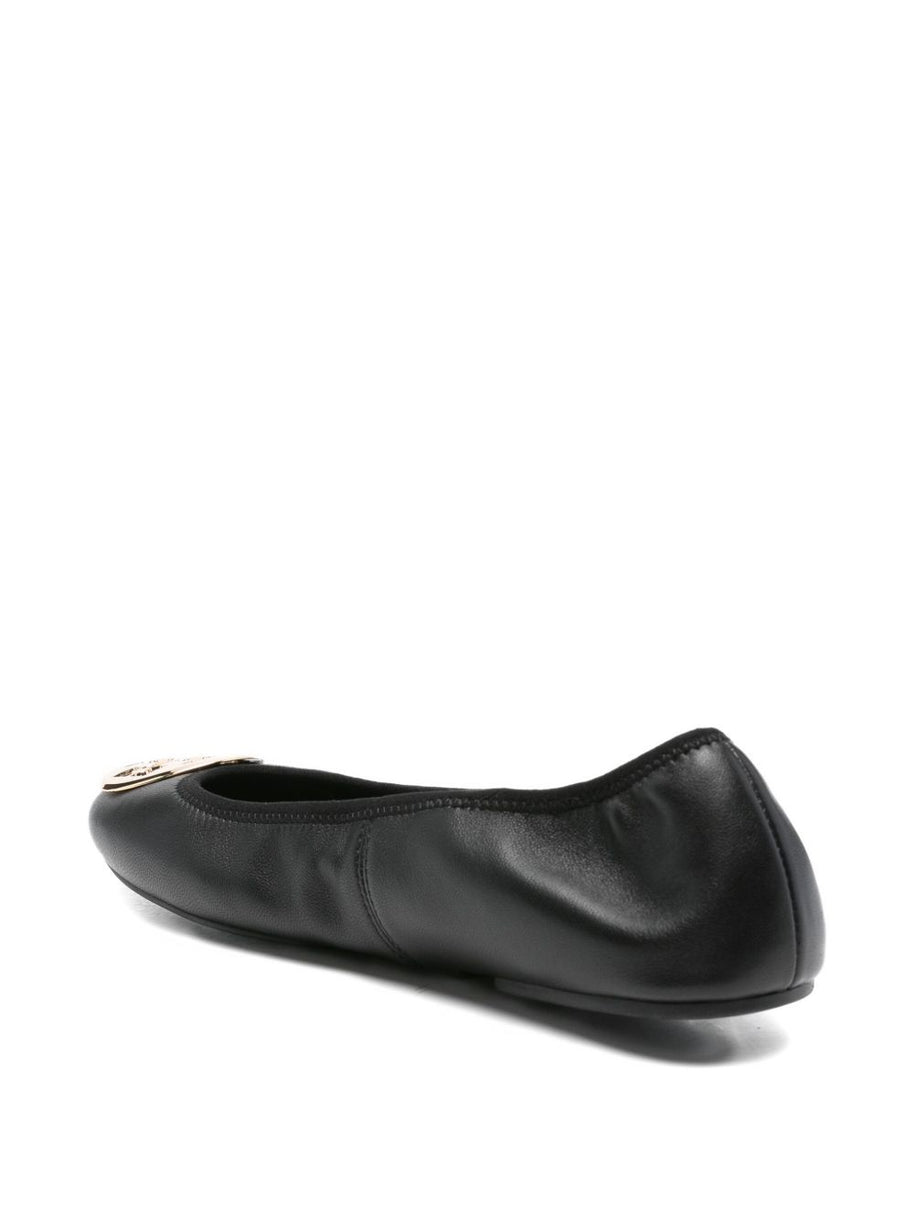 Tory Burch Minnie Travel Flats - Black