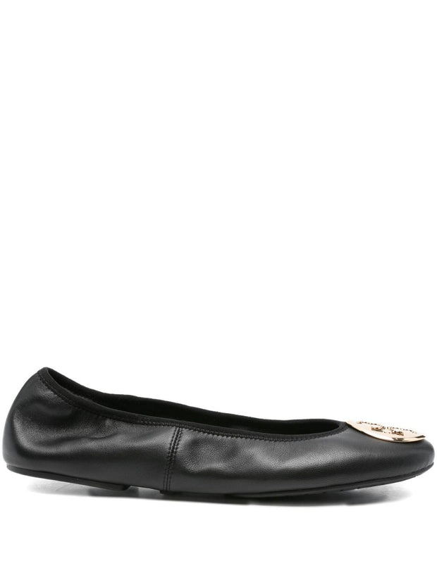 Tory Burch Minnie Travel Flats - Black