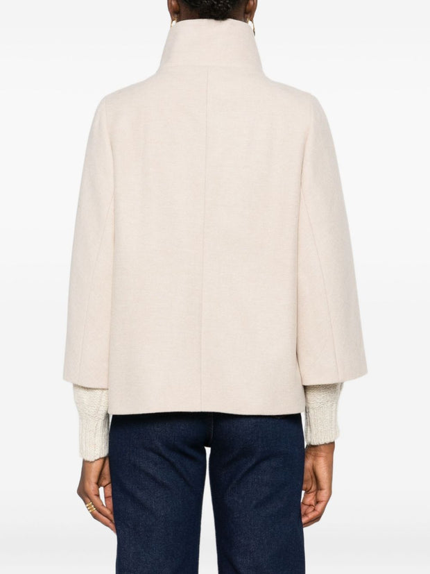 Fay Wool Cape Ivory