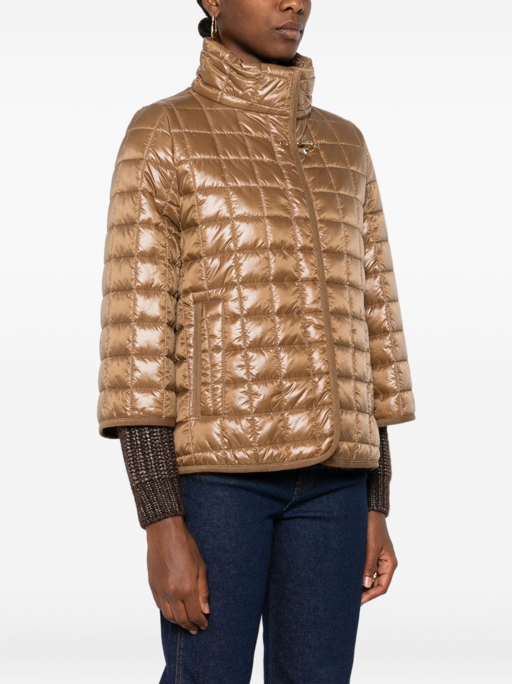 Fay Padded Jacket - Camel