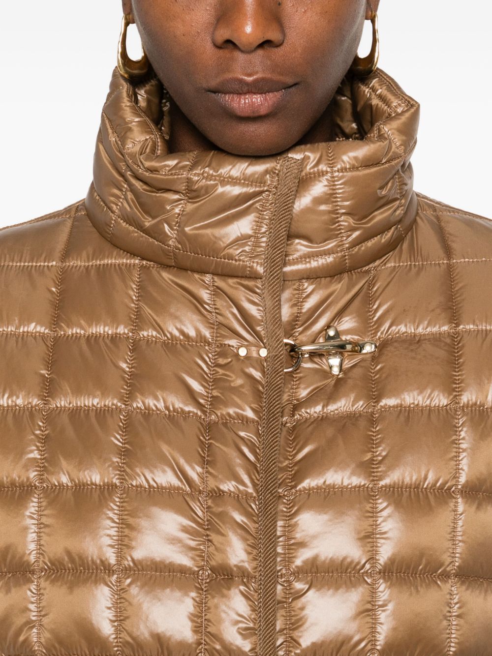 Fay Padded Jacket - Camel