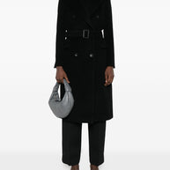 Tagliatore Wool Double-breasted Coat Black