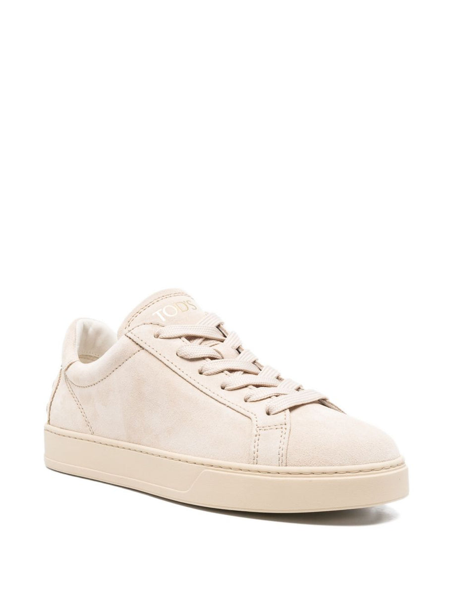 Tod's Leather Sneakers - Beige
