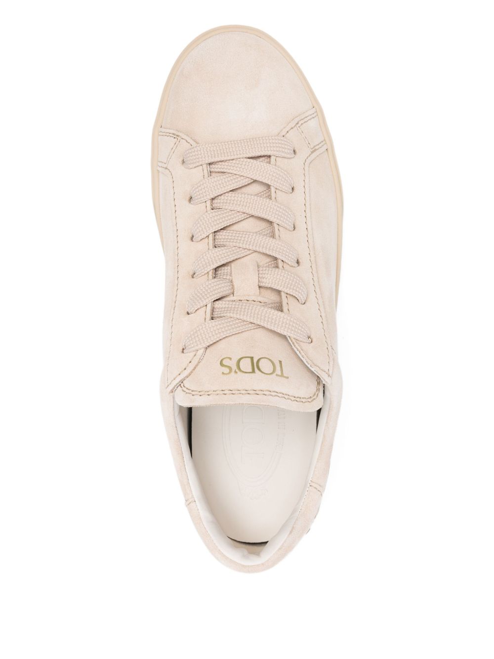 Tod's Leather Sneakers - Beige