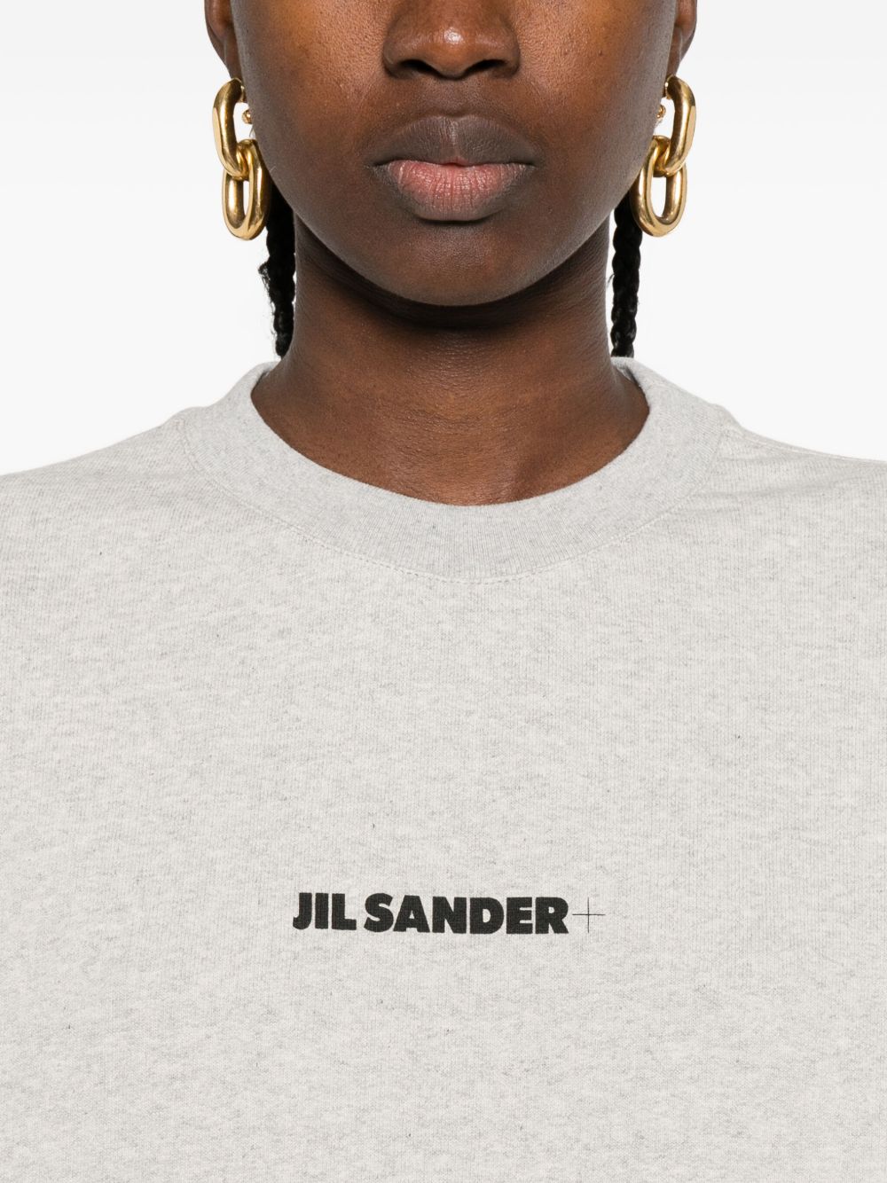 JIL SANDER PLUS Embroidered Logo Sweatshirt