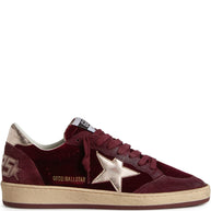 Golden Goose Ball Star Leather Sneakers - Bordeaux