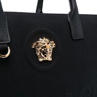 Versace La Medusa Large Tote Bag - Black