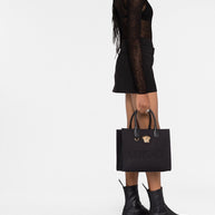 Versace La Medusa Small Tote Bag - Black
