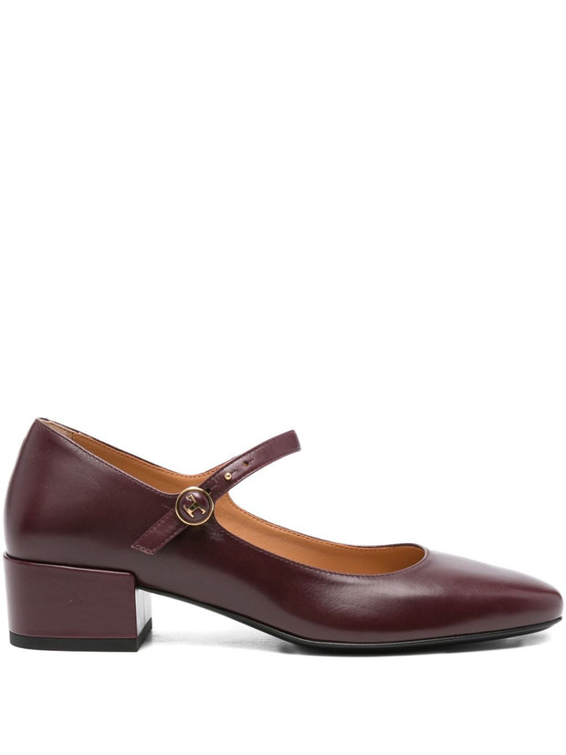 Tod's Mary Jane Leather Pumps - Brown