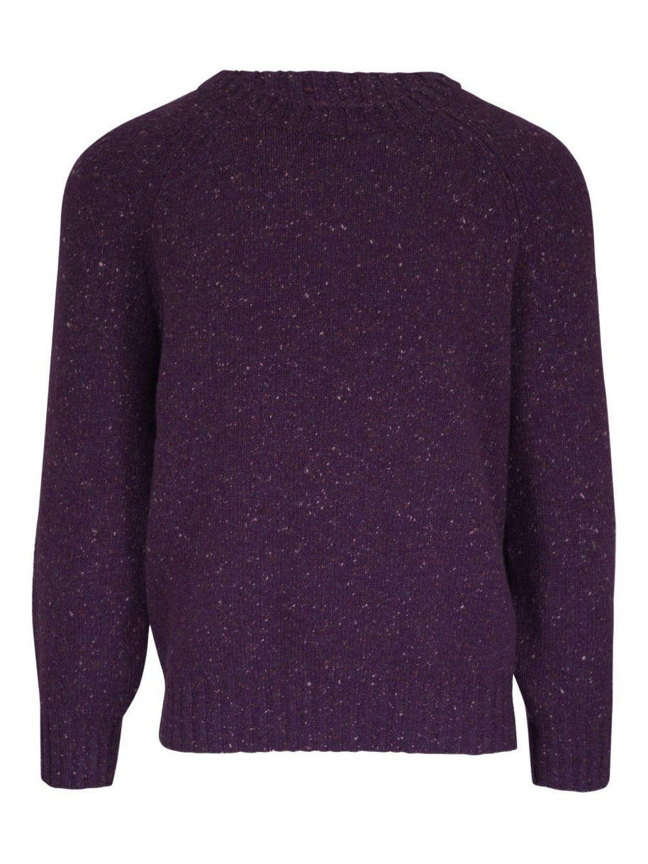 Brunello Cucinelli Flecked Sweater - Purple