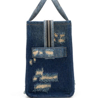 Marc Jacobs The Medium Tote Cotton Tote Bag - Blue