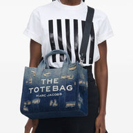Marc Jacobs The Medium Tote Cotton Tote Bag - Blue
