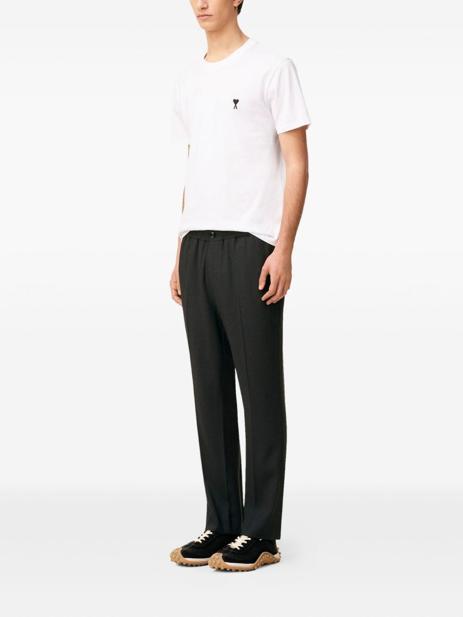 Ami Paris Wool Trousers - Grey