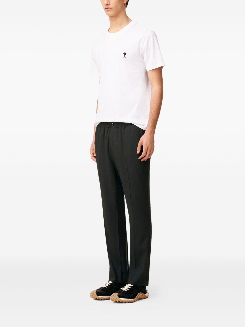 Ami Paris Wool Trousers - Grey