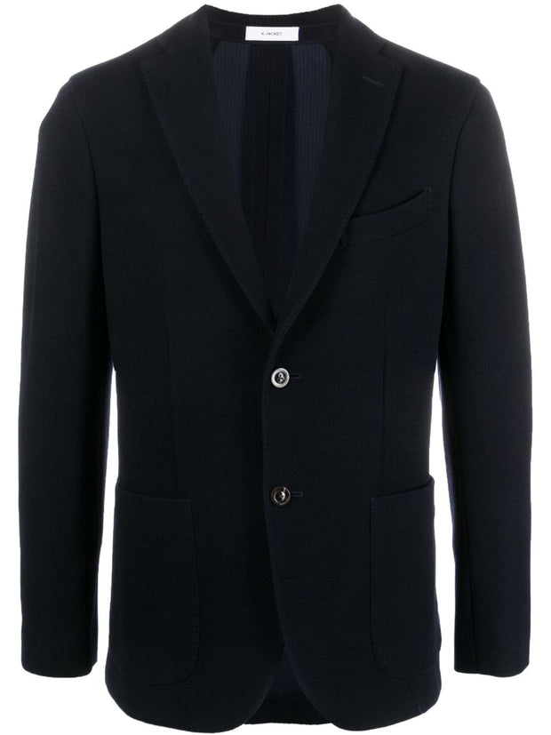 Boglioli Wool Blend Single-breasted Jacket - Blue