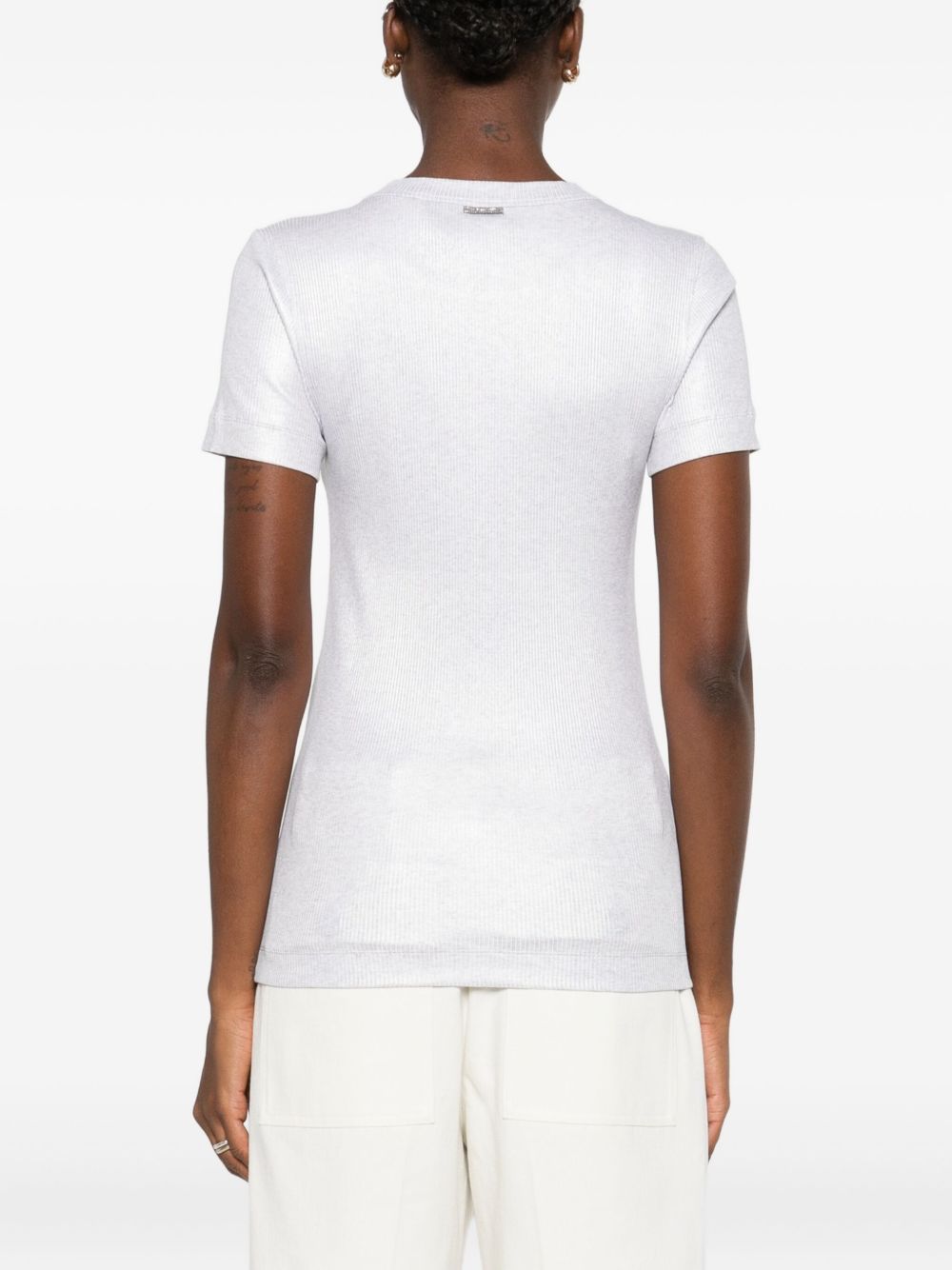 Brunello Cucinelli Cotton T-shirt - Silver