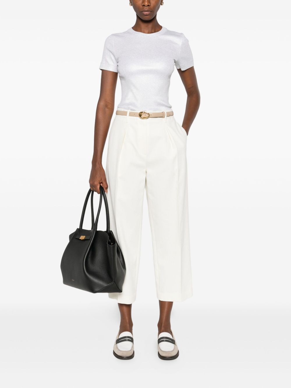 Brunello Cucinelli Cotton T-shirt - Silver