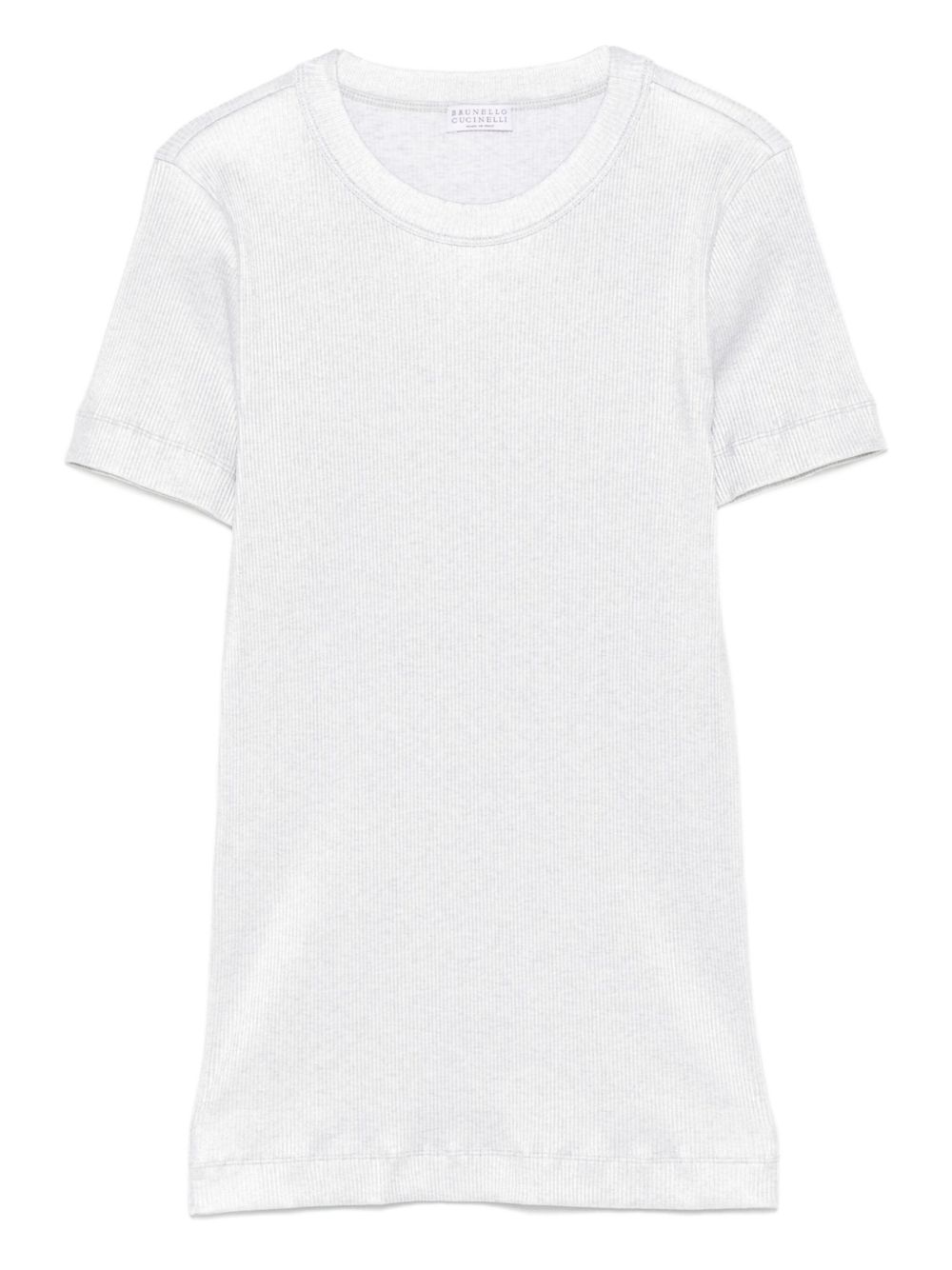 Brunello Cucinelli Cotton T-shirt - Silver