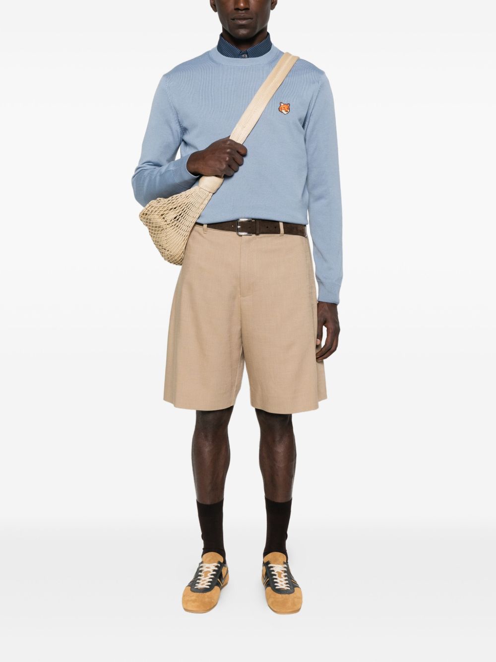 Maison Kitsuné MAISON KITSUNE' Sweaters Clear Blue