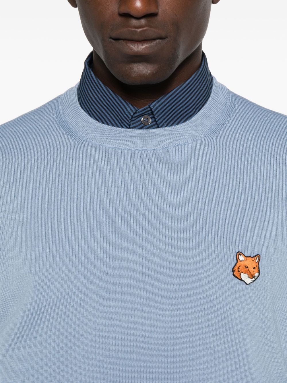 Maison Kitsuné MAISON KITSUNE' Sweaters Clear Blue