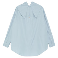 Ami Paris Bandana Cotton Shirt - Clear Blue