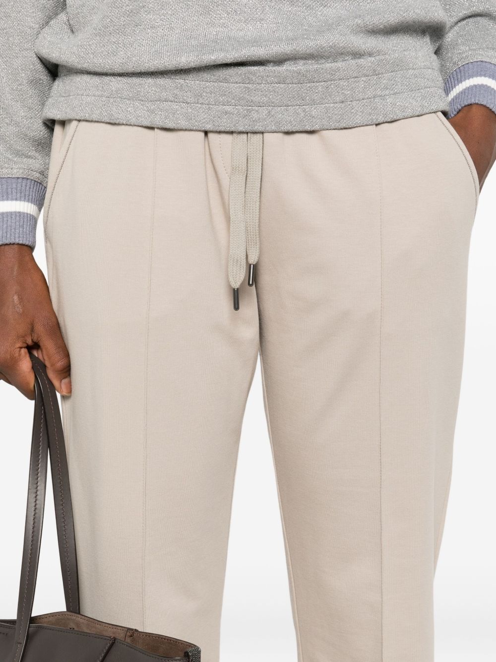 Brunello Cucinelli Cotton Sweatpants - Beige