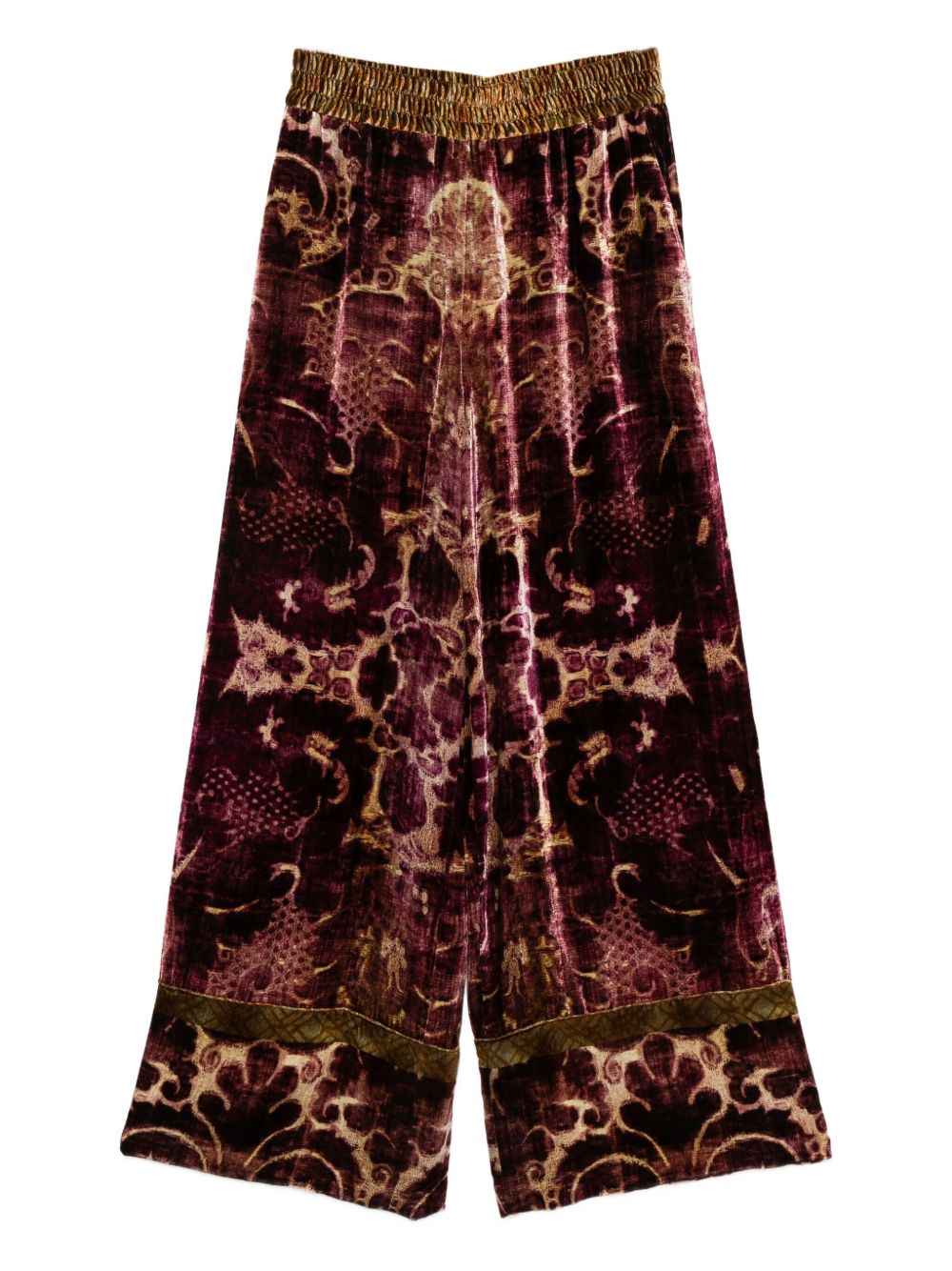 Pierre Louis Mascia Velvet Trousers - Bordeaux