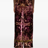 Pierre Louis Mascia Velvet Trousers - Bordeaux